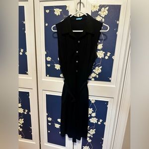 J McLaughlin button sleeveless shirt dress. Size L.